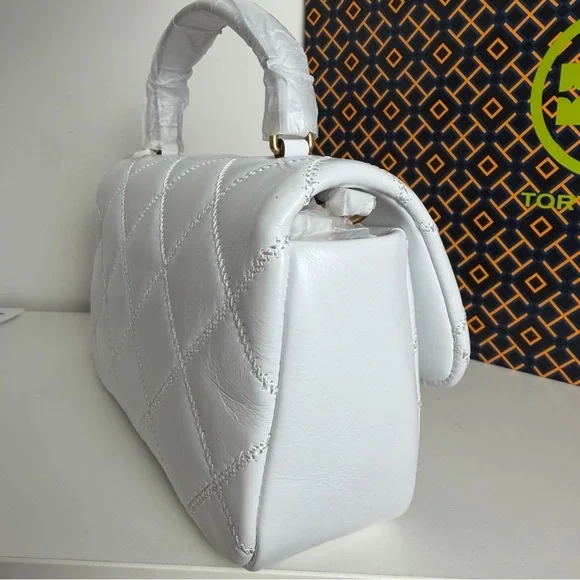 NWT Tory Burch Willa Shine Mini Top Handle Bag - Picture 6 of 13